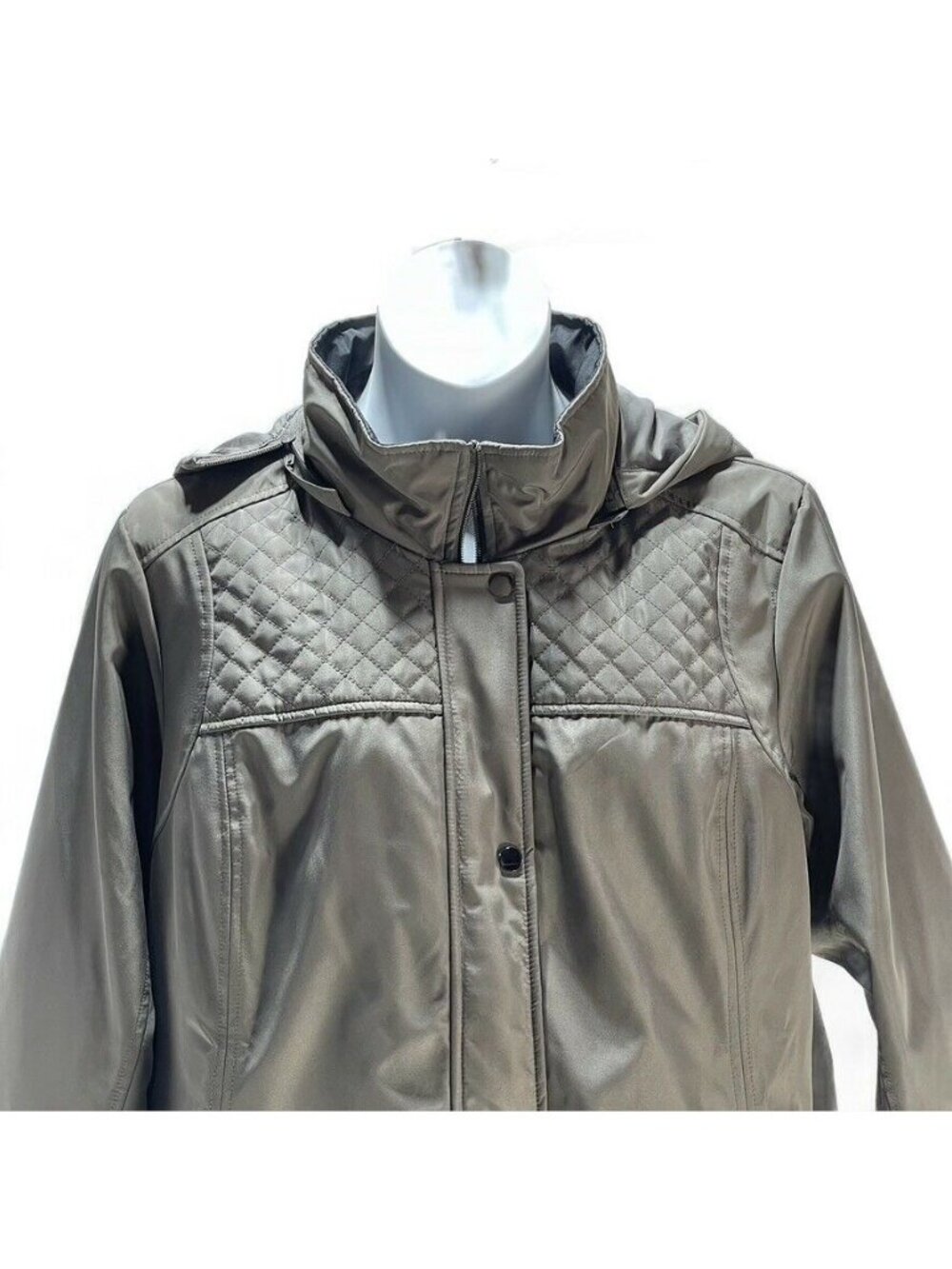 Avenue Womens Size 22/24 Quilted Hooded Womens Jacket Coat - Picture 3 of 9